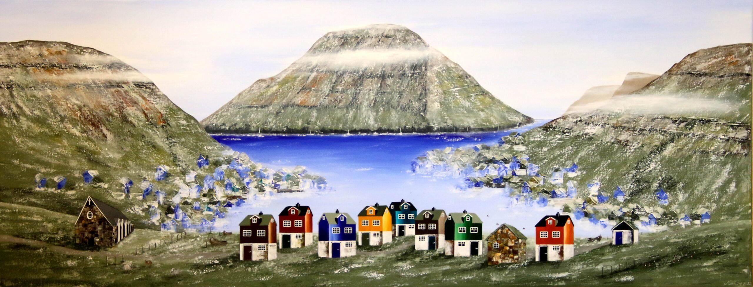 24-06. Færøsk Landskab